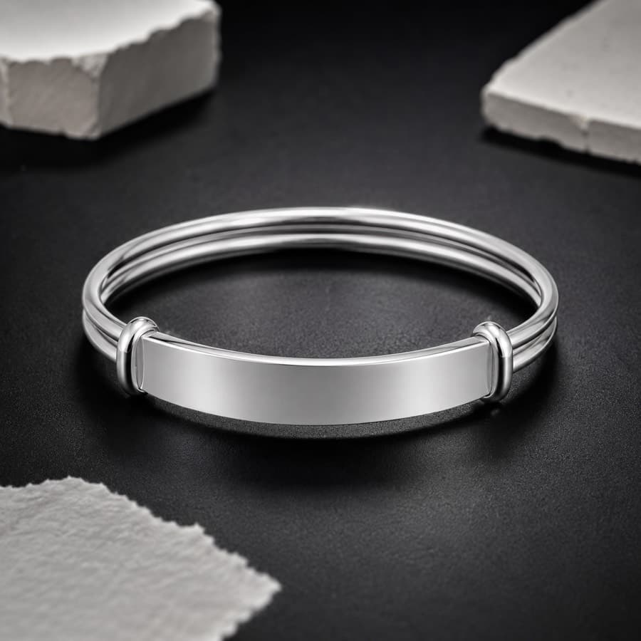 Baby Bangle Expandable — unengraved blank