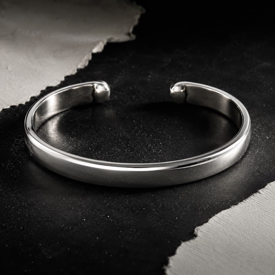 Cuff Open 8 mm — unengraved blank