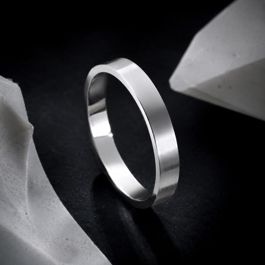 Flat Band 6 mm — unengraved blank
