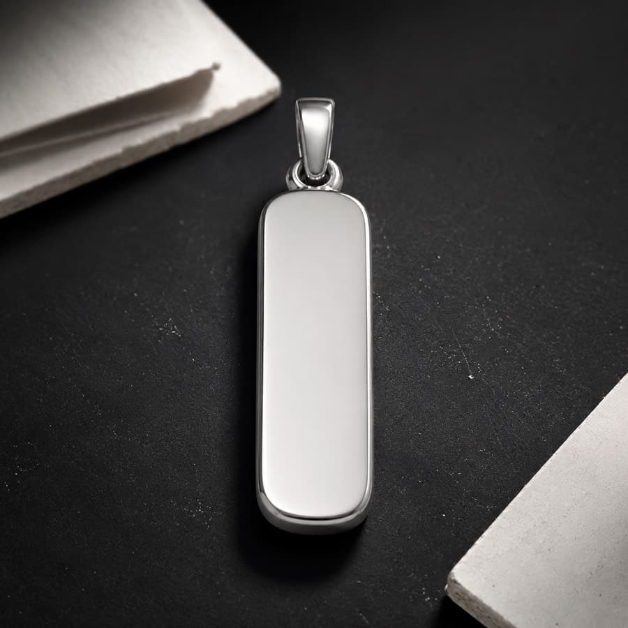 Handwriting Bar 35 × 8 mm — unengraved blank