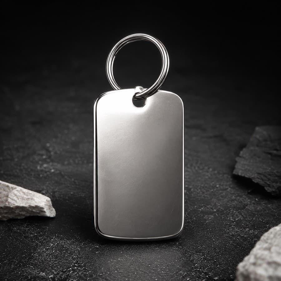 Key Fob Rectangle — unengraved blank