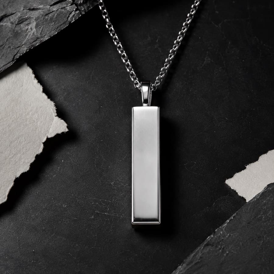 Soundwave Bar 40 × 10 mm — unengraved blank