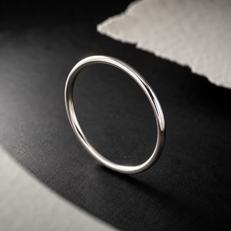 Stacking Ring 2 mm — unengraved blank